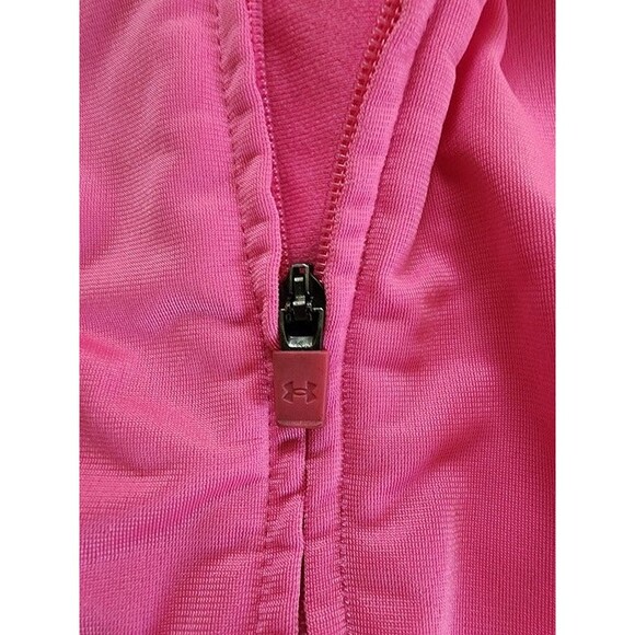 Under Armour Pink & lime Green Girl's Track Suit Outfit Size: 6 - Picture 7 of 10